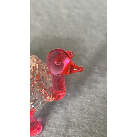 Miniature Hand Spun Glass Quirky Turtle Figurine Art Glass 2" Tall Vinta… - Picture 4 of 8